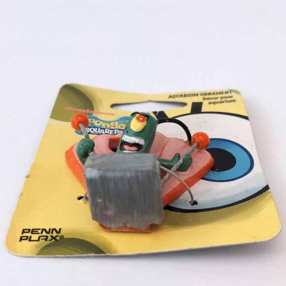 SpongeBob Plankton Aquarium Ornament Sponge Bob Square Pants - Picture 3 of 6
